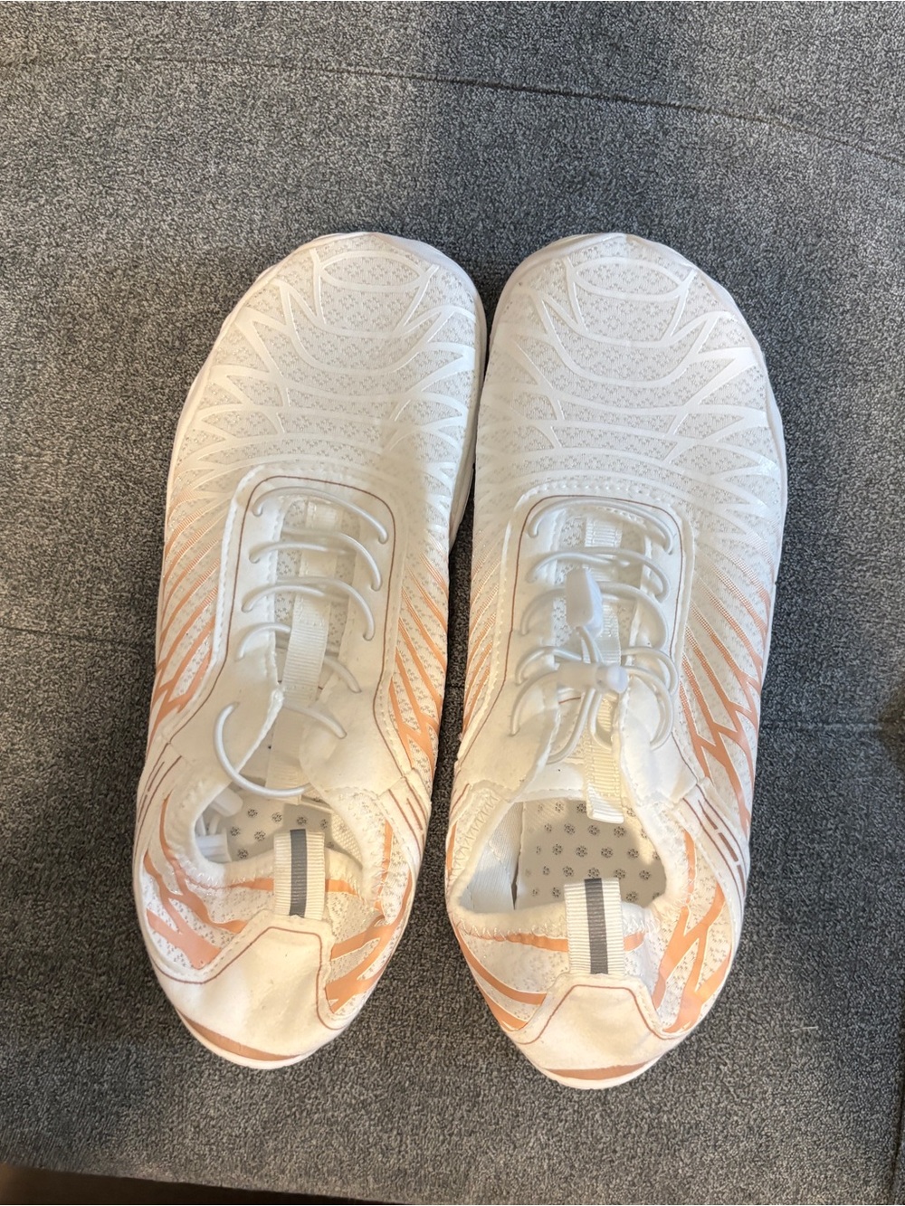 Never Worn White & Peach Athletic Water Shoes